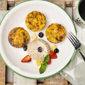 TURKEY BACON FRITTATA | Keto