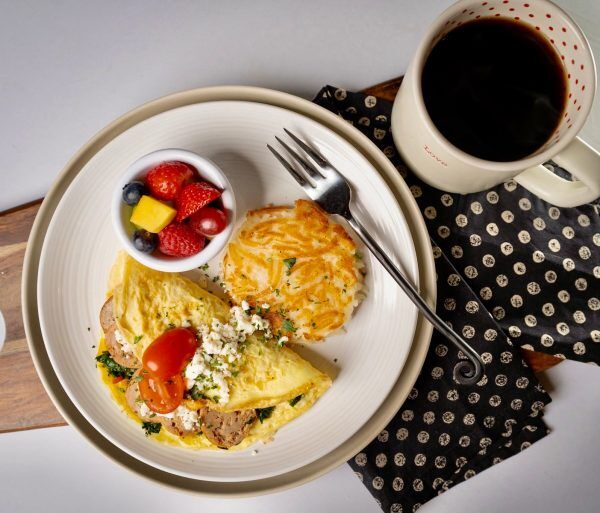 Chicken Sausage Omelette