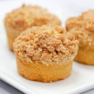 Protein Cinnamon Crumb Coffee Cupcakes