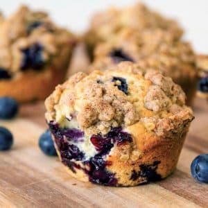 Protein Blueberries Cupcakes